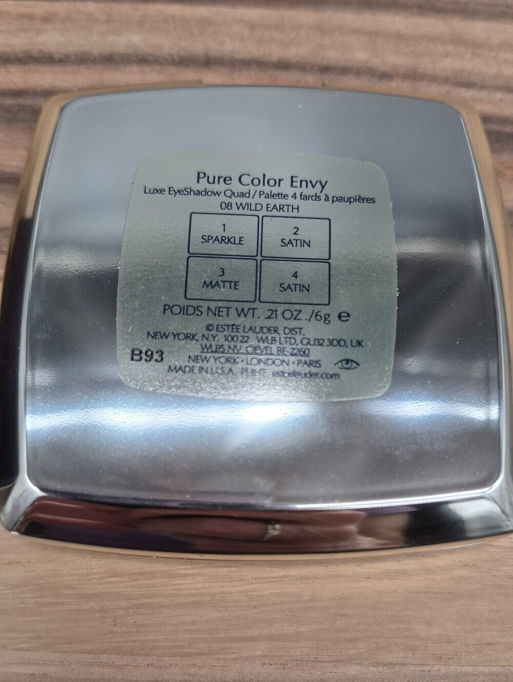 Estee Lauder Pure Color Envy Luxe Eyeshadow Quad: Wild Earth (08), NIB - Picture 7 of 8